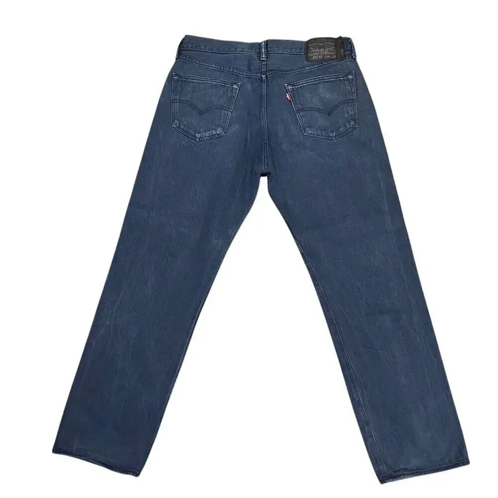 Levi’s Vintage Levi's 501XX Men's Jeans W36 L32 Dark Blue Button Fly Straight